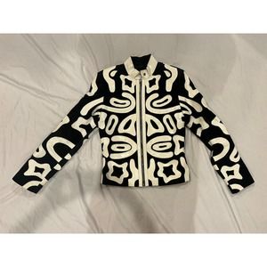 Stylish Black and White Women's Jacket